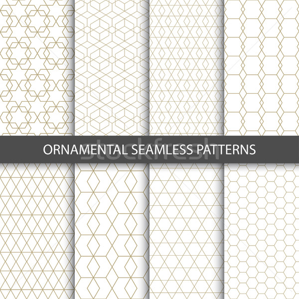 Collection of seamless ornametal patterns.  Stock photo © ExpressVectors