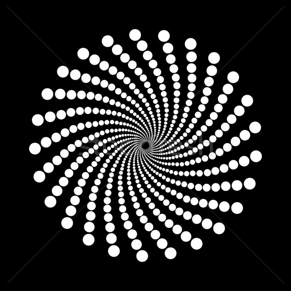 Abstrakten gepunktete schwarz weiß Textur malen Stock foto © ExpressVectors