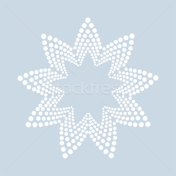 Abstract dotted shape.Vector design element Stock photo © ExpressVectors
