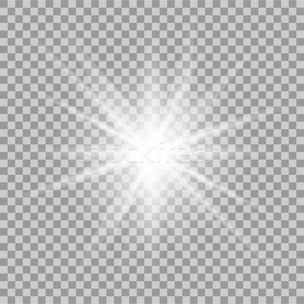 Vector glowing light effect. Stock photo © ExpressVectors