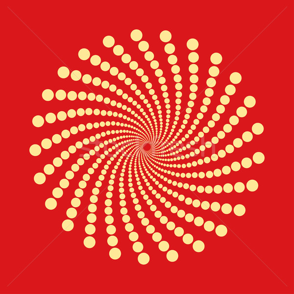 Abstract dotted shape.Vector design element Stock photo © ExpressVectors