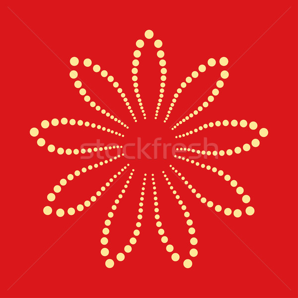 Abstract dotted shape.Vector design element Stock photo © ExpressVectors
