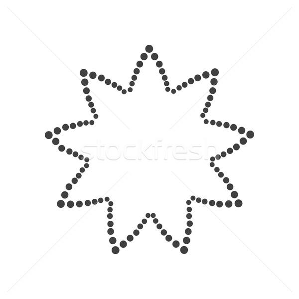 Abstract dotted shape.Vector design element Stock photo © ExpressVectors