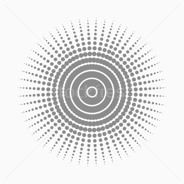 Streszczenie kropka wektora puszka Zdjęcia stock © ExpressVectors