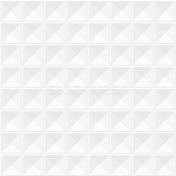 Biały tekstury bezszwowy wektora geometryczny ściany Zdjęcia stock © ExpressVectors