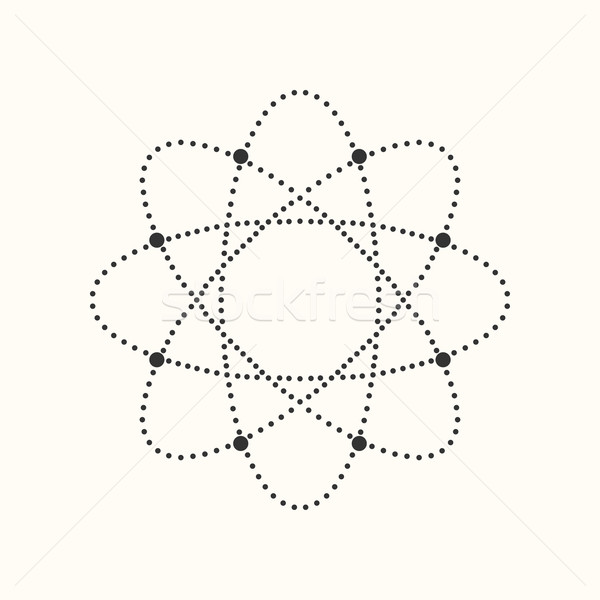 Wektora kropkowany geometryczny eps10 Zdjęcia stock © ExpressVectors