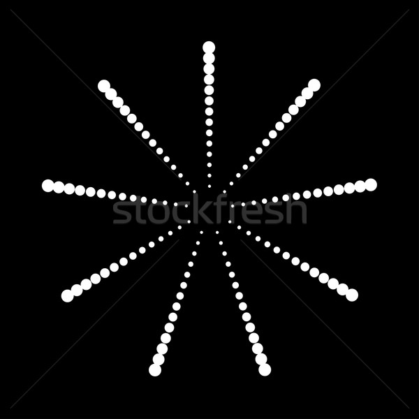 Abstract dotted shape.Vector design element Stock photo © ExpressVectors