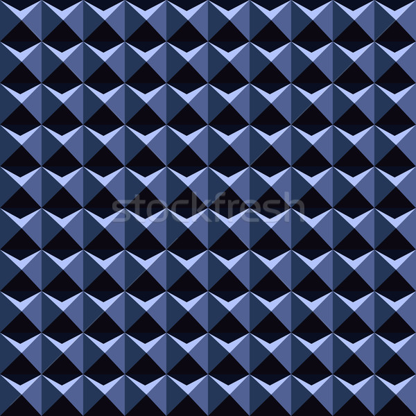 Niebieski 3D wzór bezszwowy wektora świetle Zdjęcia stock © ExpressVectors