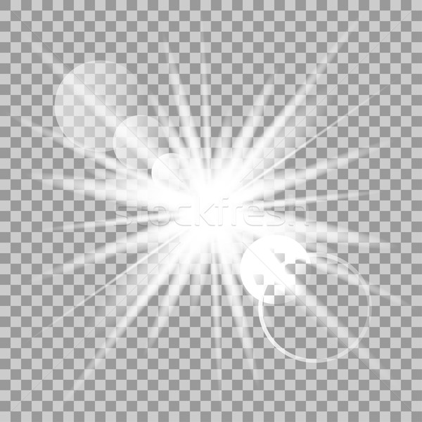 Vector glowing light effect . Stock photo © ExpressVectors