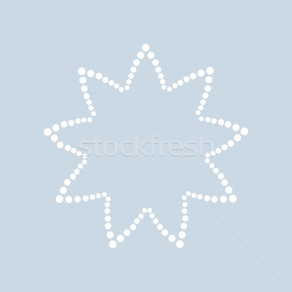 Abstract dotted shape.Vector design element Stock photo © ExpressVectors