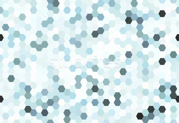Mosaico padrão sem costura geométrico azul vetor Foto stock © ExpressVectors