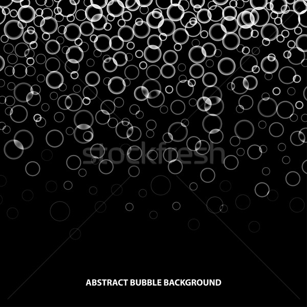 Abstrakten Blase transparent Blasen schwarz eps10 Stock foto © ExpressVectors