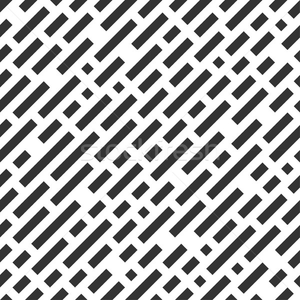 Repeatable white pattern with black stripes. Stock photo © ExpressVectors