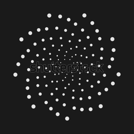 Abstract dotted shape.Vector design element Stock photo © ExpressVectors