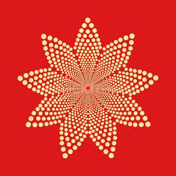 Abstract dotted shape.Vector design element Stock photo © ExpressVectors