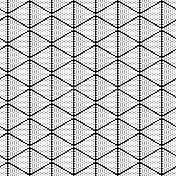 Disegno geometrico senza soluzione di continuità vettore punto texture arte Foto d'archivio © ExpressVectors