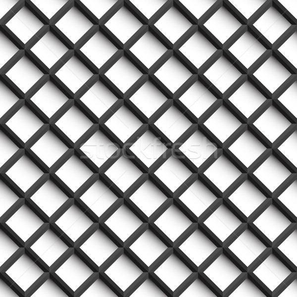 Sieci wzór bezszwowy 3D tekstury czarno białe Zdjęcia stock © ExpressVectors
