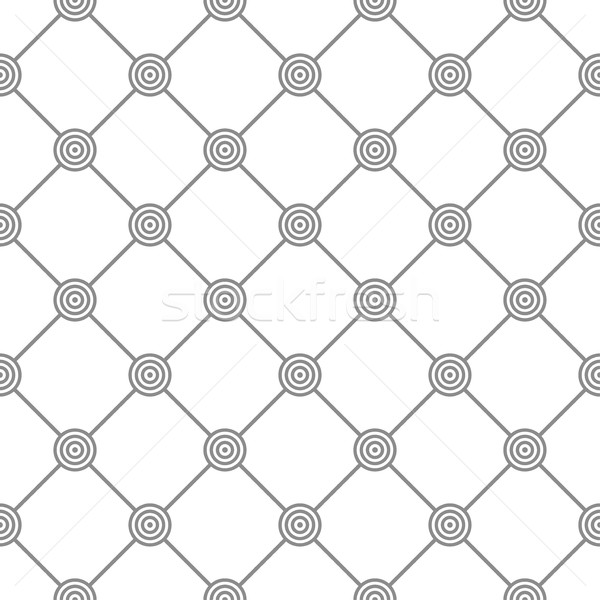 Vector geometric pattern with circles - seamless. Stock photo © ExpressVectors