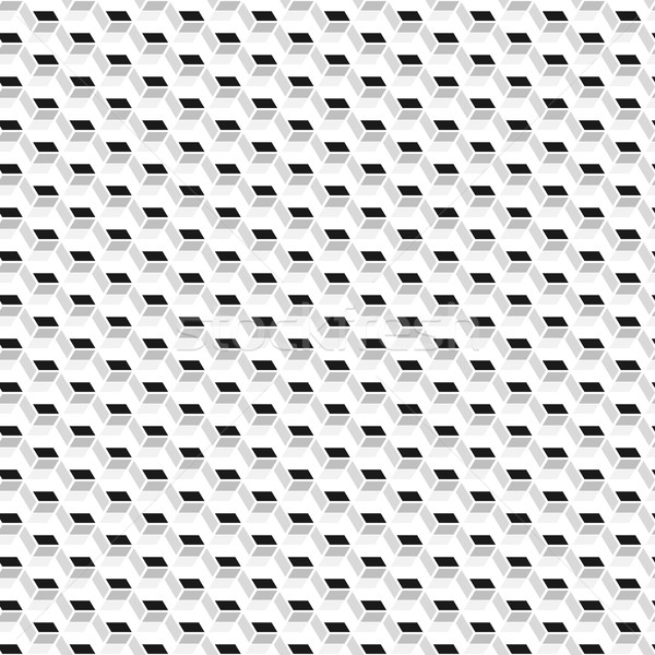 Vector patrón geométrico sin costura blanco negro textura fondo Foto stock © ExpressVectors