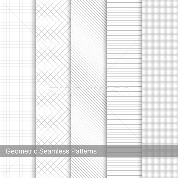 Geometrischen Muster Vektor Sammlung Netz Stock foto © ExpressVectors