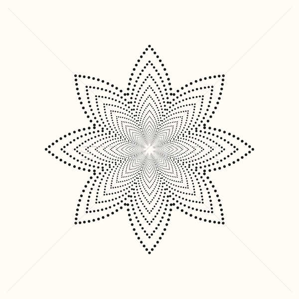 Wektora kropkowany geometryczny eps10 Zdjęcia stock © ExpressVectors