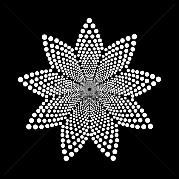 Abstract dotted shape.Vector design element Stock photo © ExpressVectors