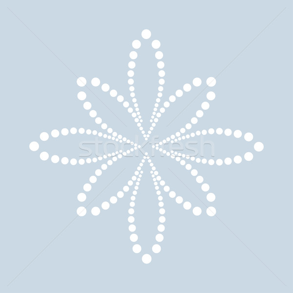 点在 抽象的な デザイン 花 ストックフォト © ExpressVectors