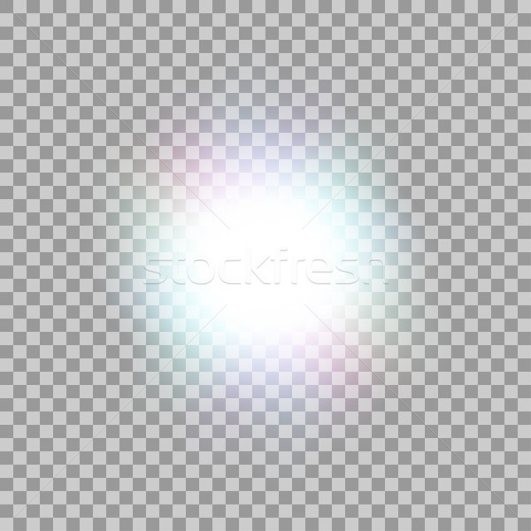 Vector glowing light effect. Stock photo © ExpressVectors