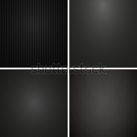 Dark textures - vector collection. Stock photo © ExpressVectors