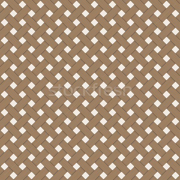 Geometric woven texture - seamless. Stock photo © ExpressVectors