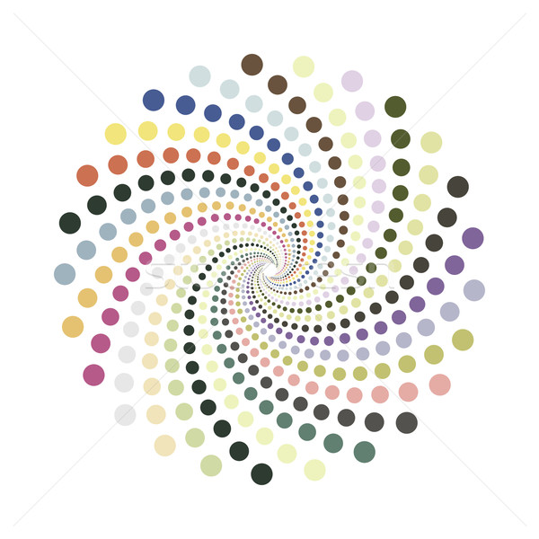 Abstrato pontilhado cor spiralis textura Foto stock © ExpressVectors