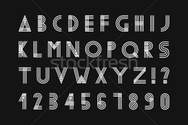 Simplu minimalist trecut digital minim in dungi Imagine de stoc © ExpressVectors