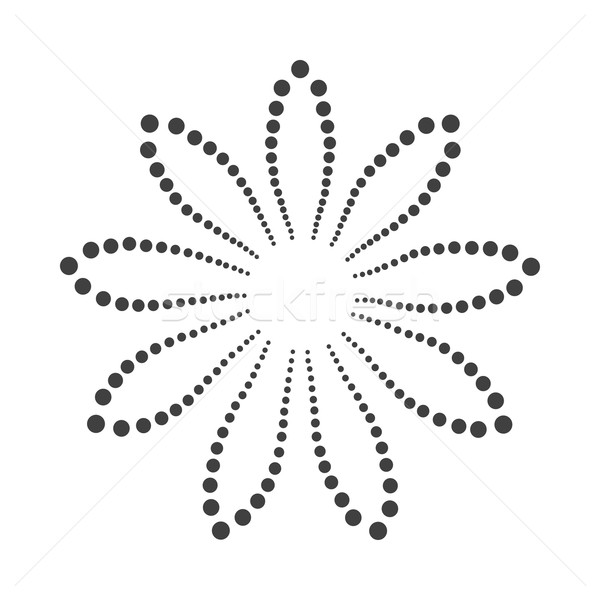 Abstract dotted shape.Vector design element Stock photo © ExpressVectors