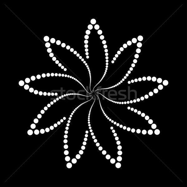 Abstract dotted shape.Vector design element Stock photo © ExpressVectors