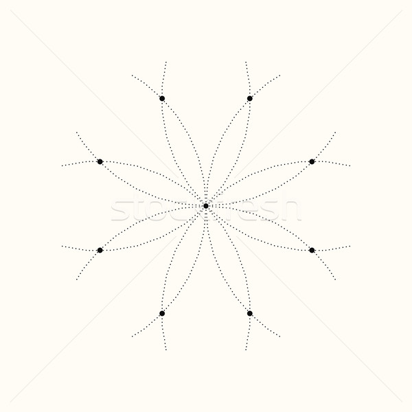 Wektora kropkowany geometryczny eps10 Zdjęcia stock © ExpressVectors