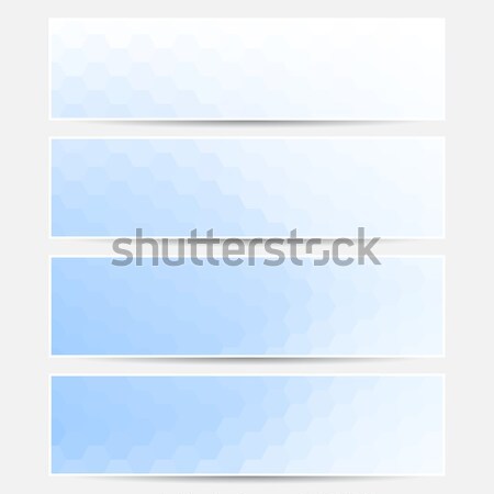 Wektora banner zestaw nie gradient przezroczystość Zdjęcia stock © ExpressVectors
