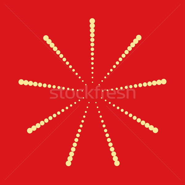 Streszczenie kropkowany kwiat działalności Zdjęcia stock © ExpressVectors