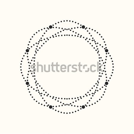 Wektora kropkowany geometryczny eps10 Zdjęcia stock © ExpressVectors