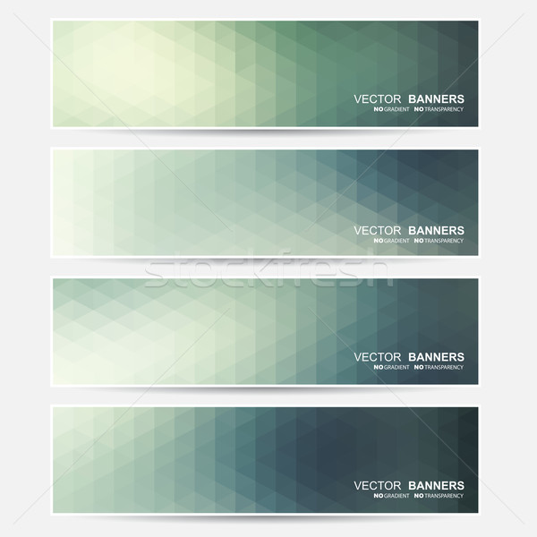 Vector banners set. Stock photo © ExpressVectors