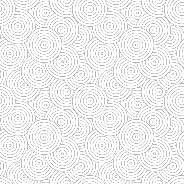 Circles geometryczny wzór bezszwowy wektora moda świetle Zdjęcia stock © ExpressVectors