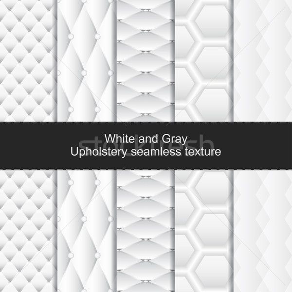 Upholstery seamless textures. Stock photo © ExpressVectors