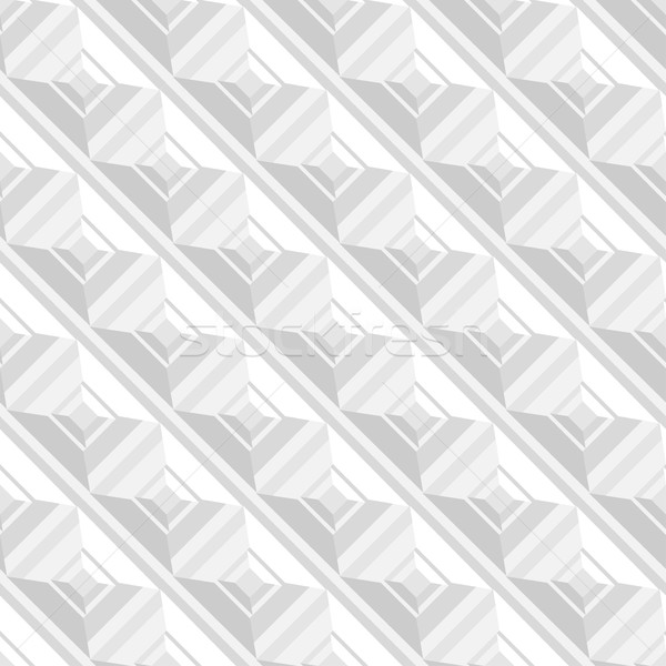 Weiß Textur dekorativ Muster geometrischen Stock foto © ExpressVectors