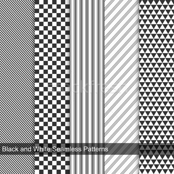 Geometrischen schwarz weiß Textur Mode Web Stock foto © ExpressVectors