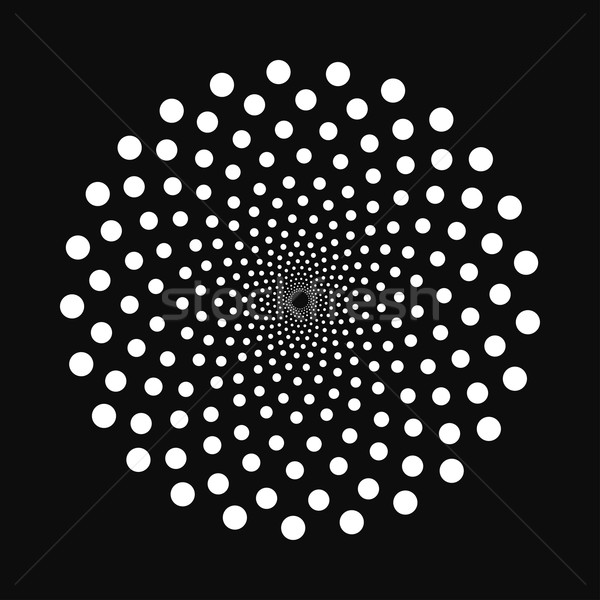 Abstract dotted shape.Vector design element Stock photo © ExpressVectors