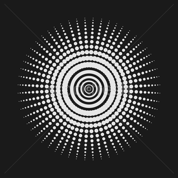 Abstract dot shape, vector design element Stock photo © ExpressVectors