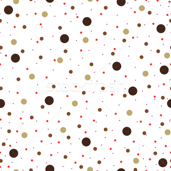 Polka dot color fashion pattern. Stock photo © ExpressVectors