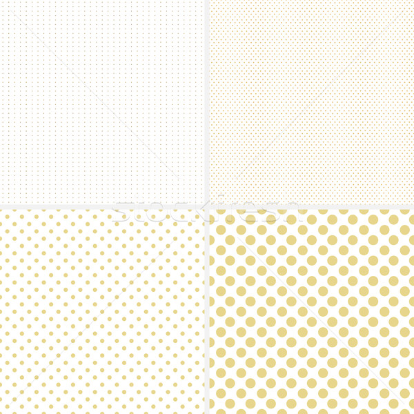 Seamless dotted patterns. Stock photo © ExpressVectors