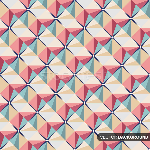 Vector mosaic pattern - seamless background. Stock photo © ExpressVectors