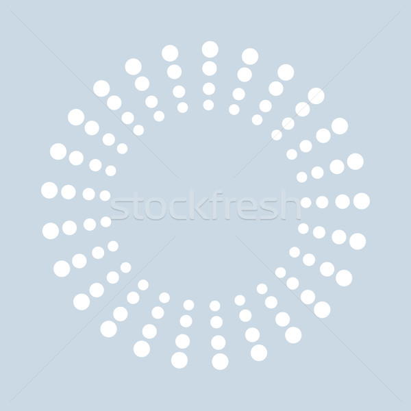 Abstract dotted shape.Vector design element. Stock photo © ExpressVectors