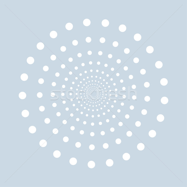 Abstract dotted shape. Vector design element. Stock photo © ExpressVectors